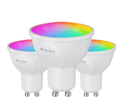 Inteligentne oświetlenie Nanoleaf Essentials Smart GU10 RGB (3 sztuki) ICNF080B023GU10